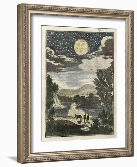 Man in the Moon-Alain Manesson Mallet-Framed Art Print