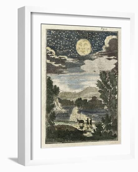 Man in the Moon-Alain Manesson Mallet-Framed Art Print