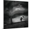 Man in the Wind-Radovan Skohel-Mounted Photographic Print