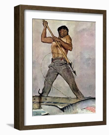 "Man-Killer", January 27,1940-Norman Rockwell-Framed Giclee Print