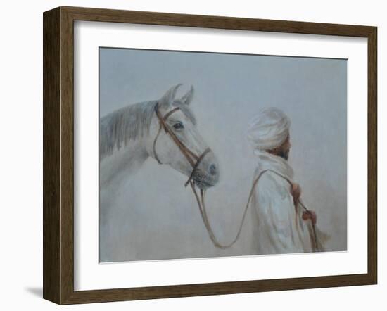 Man Leading Horse-Lincoln Seligman-Framed Giclee Print