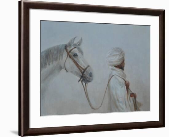 Man Leading Horse-Lincoln Seligman-Framed Giclee Print