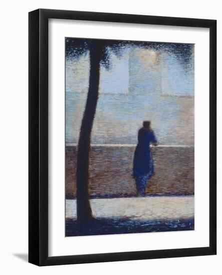 Man Leaning on a Parapet-Georges Seurat-Framed Giclee Print