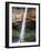 Man Looks Up at Sipi Falls, Uganda, East Africa, Africa-Andrew Mcconnell-Framed Photographic Print