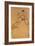 Man Lying Face Down, Back View, 1910-Egon Schiele-Framed Giclee Print