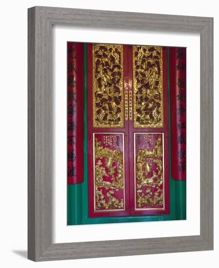 Man Mo Buddhist Temple, Hong Kong, China-Julie Eggers-Framed Photographic Print