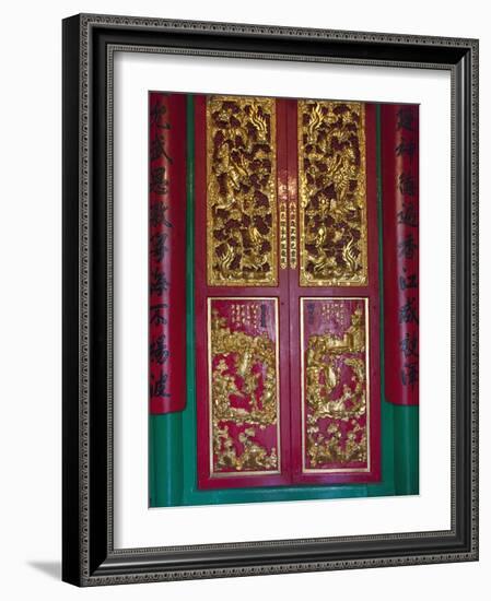 Man Mo Buddhist Temple, Hong Kong, China-Julie Eggers-Framed Photographic Print