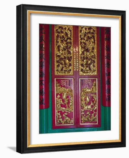 Man Mo Buddhist Temple, Hong Kong, China-Julie Eggers-Framed Photographic Print