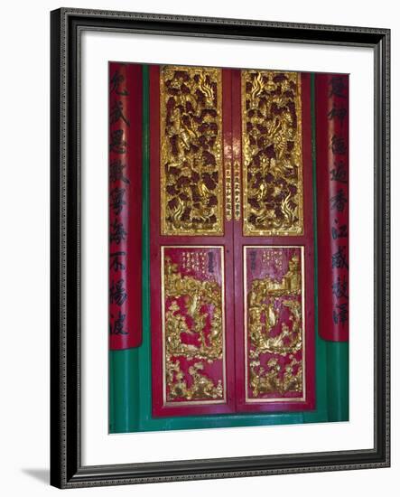 Man Mo Buddhist Temple, Hong Kong, China-Julie Eggers-Framed Photographic Print