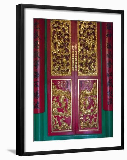 Man Mo Buddhist Temple, Hong Kong, China-Julie Eggers-Framed Photographic Print