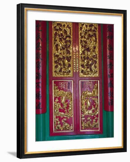 Man Mo Buddhist Temple, Hong Kong, China-Julie Eggers-Framed Photographic Print