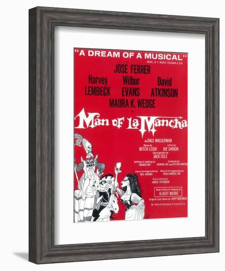 Man Of La Mancha-null-Framed Art Print