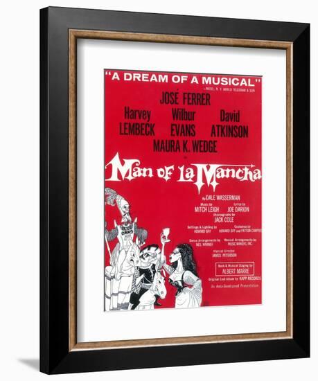 Man Of La Mancha-null-Framed Art Print