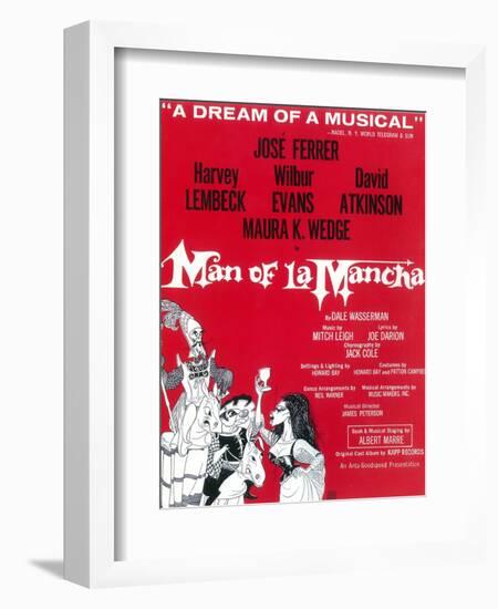 Man Of La Mancha-null-Framed Art Print
