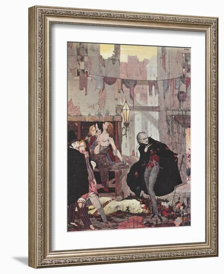 Man Of the Crowd-Harry Clarke-Framed Giclee Print