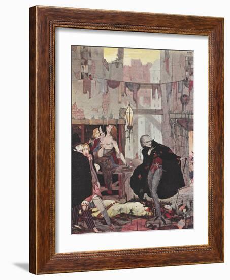 Man Of the Crowd-Harry Clarke-Framed Giclee Print