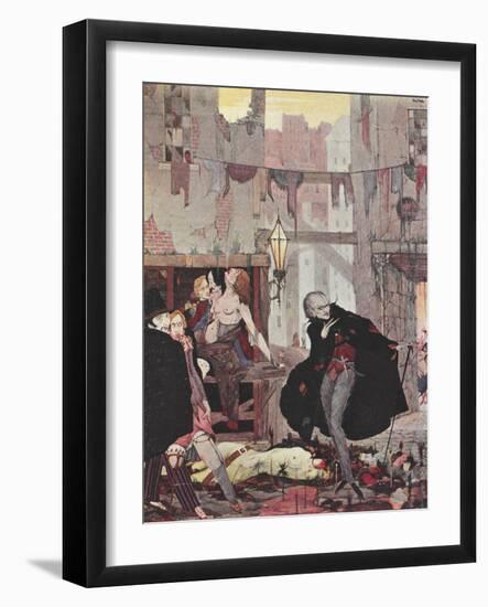 Man Of the Crowd-Harry Clarke-Framed Giclee Print