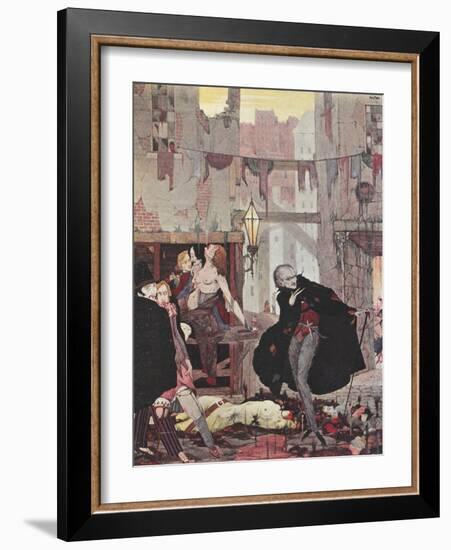 Man Of the Crowd-Harry Clarke-Framed Giclee Print