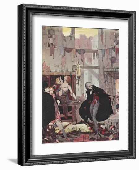 Man Of the Crowd-Harry Clarke-Framed Giclee Print