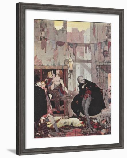 Man Of the Crowd-Harry Clarke-Framed Giclee Print