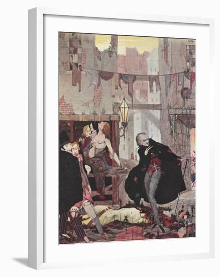 Man Of the Crowd-Harry Clarke-Framed Giclee Print