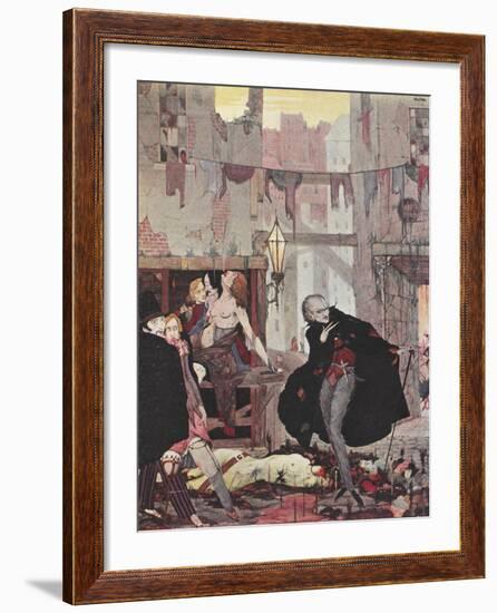 Man Of the Crowd-Harry Clarke-Framed Giclee Print