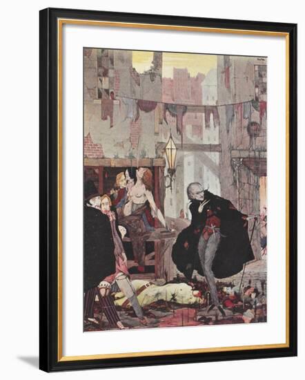 Man Of the Crowd-Harry Clarke-Framed Giclee Print