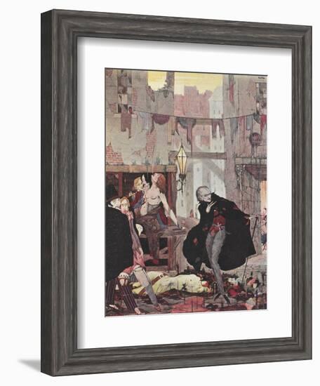 Man Of the Crowd-Harry Clarke-Framed Giclee Print