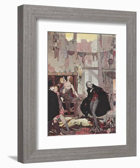 Man Of the Crowd-Harry Clarke-Framed Giclee Print