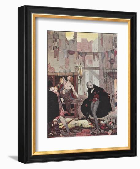 Man Of the Crowd-Harry Clarke-Framed Giclee Print