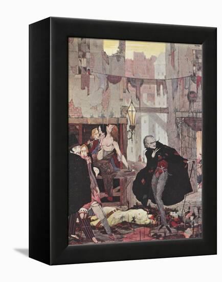 Man Of the Crowd-Harry Clarke-Framed Premier Image Canvas