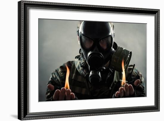 Man of the Post Nuclear Future-Sol.Ru-Framed Photographic Print