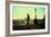 Man on a Bicycle, Battery Park, New York City-Sabine Jacobs-Framed Photographic Print