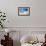 Man on a VLBA Radio Telescope, Owens Valley, USA-David Nunuk-Framed Photographic Print displayed on a wall