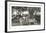 Man on Bench (B/W)-Harry McCormick-Framed Collectable Print
