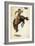 Man on Bucking Bronco, 1902-Newell Convers Wyeth-Framed Giclee Print