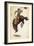 Man on Bucking Bronco, 1902-Newell Convers Wyeth-Framed Giclee Print