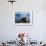 Man on Canoe in Lake Atitlan, Volcanoes of Toliman and San Pedro Pana Behind, Guatemala-Keren Su-Framed Photographic Print displayed on a wall