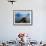 Man on Canoe in Lake Atitlan, Volcanoes of Toliman and San Pedro Pana Behind, Guatemala-Keren Su-Framed Photographic Print displayed on a wall