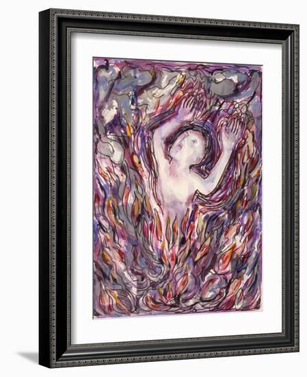 Man on Fire 1, 2007-Evelyn Williams-Framed Giclee Print