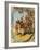 Man on Horseback and Woman Being Carried on Sedan Chair by Natives-null-Framed Giclee Print