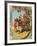 Man on Horseback and Woman Being Carried on Sedan Chair by Natives-null-Framed Giclee Print