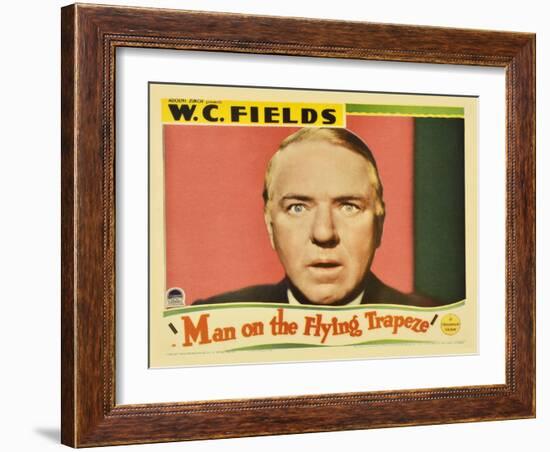 Man on the Flying Trapeze, 1935-null-Framed Art Print