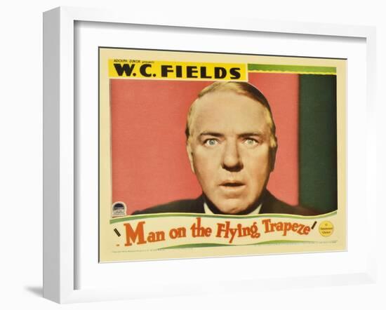 Man on the Flying Trapeze, 1935-null-Framed Art Print