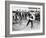 Man Playing Cricket-null-Framed Photographic Print