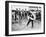 Man Playing Cricket-null-Framed Photographic Print