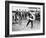 Man Playing Cricket-null-Framed Photographic Print