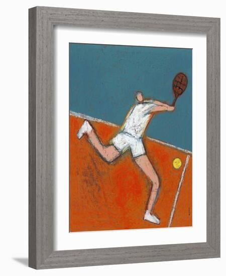 Man Playing Tennis-Marie Bertrand-Framed Giclee Print