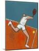 Man Playing Tennis-Marie Bertrand-Mounted Giclee Print