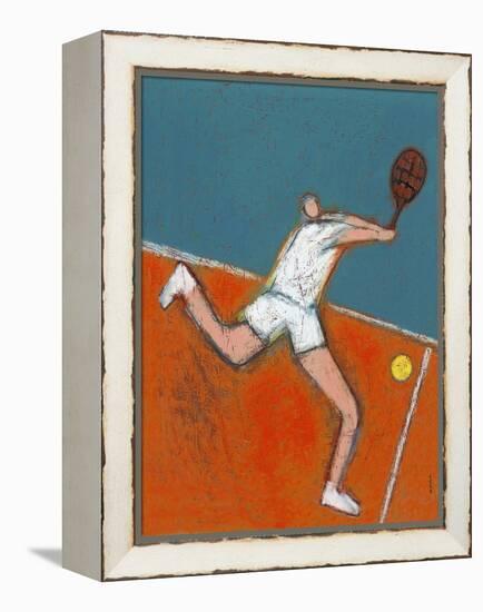 Man Playing Tennis-Marie Bertrand-Framed Premier Image Canvas